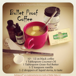 Bulletproof Coffee by ImperfectlyHappy.com