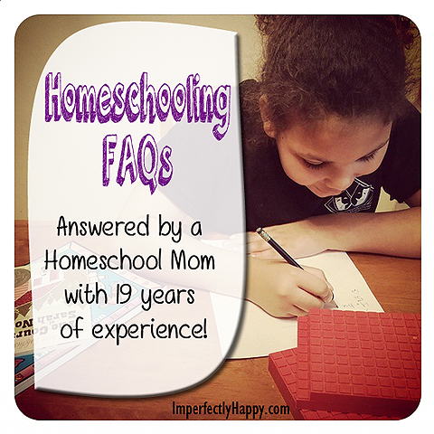 Homeschooling FAQs Answered by a Homeschool Mom with 19 years of Experience! | by ImperfectlyHappy.com