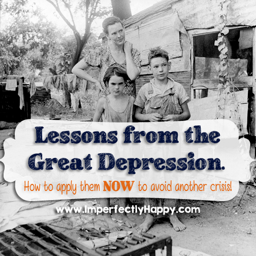 Lessons from the Great Depression. How to apply them NOW to avoid another crisis! | by ImperfectlyHappy.com