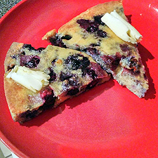 Gluten Free Blueberry Breakfast Cake - gluten free, grain free, Paleo | ImperfectlyHappy.com