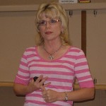 Donna teaching at a local homesteading convention.
