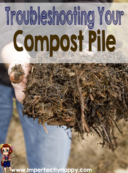Troubleshooting Your Compost - get black gold in no time at all! | ImperfectlyHappy.com