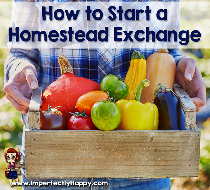 How to start a homestead exchange in your area. | ImperfectlyHappy.com