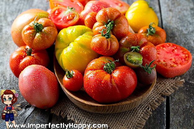 Tips for Growing Awesome Organic Tomatoes | ImperfectlyHappy.com