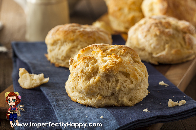 Scrumptious Old Fashioned Drop Biscuit Recipe |ImperfectlyHappy.com