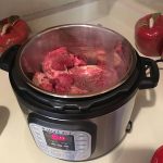 Pressure Cooker Pot Roast, Herb Infused - Made with the Instant Pot. Melt in your mouth delicious! |ImperfectlyHappy.com